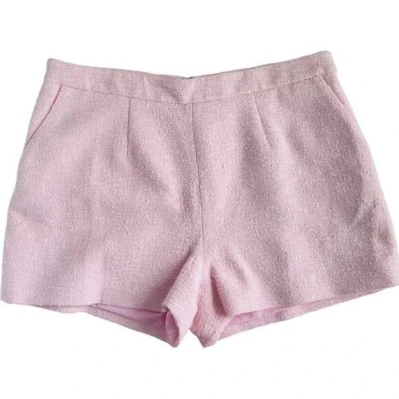 L’Agence Ashton Pink Tweed Shorts - Picture 11 of 11